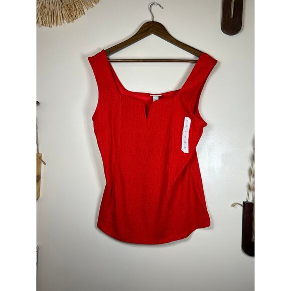 Ava & Viv NWT Size 1X Orange Tank - Picture 1 of 3